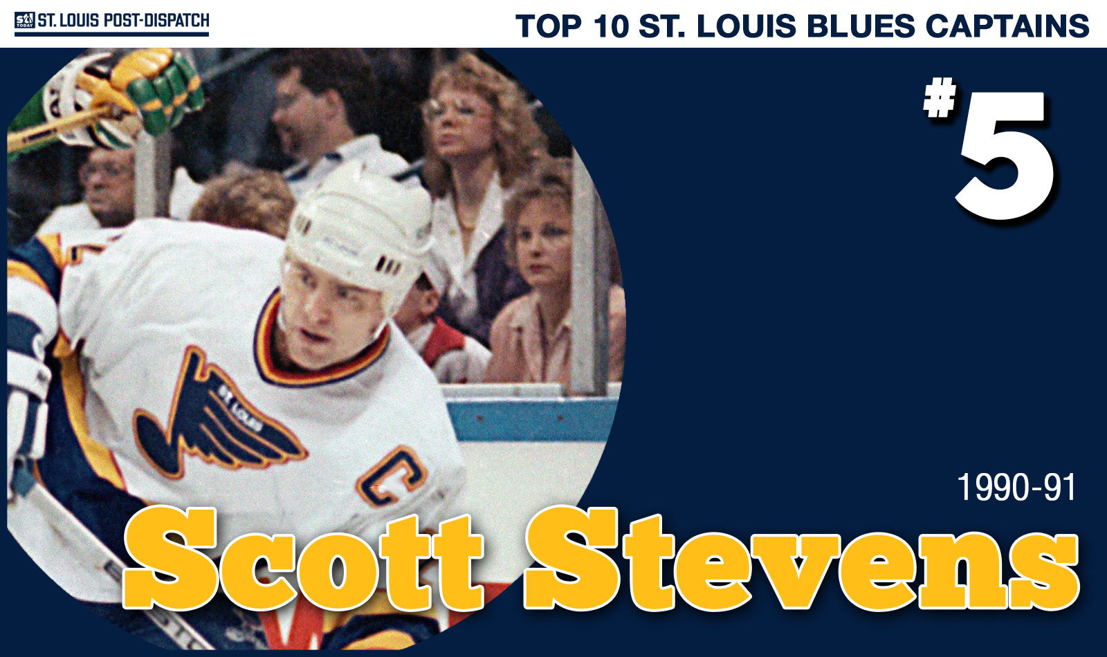 5. Scott Stevens, 1990-91